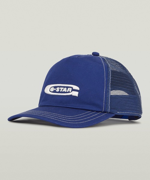 スカウト7075 カリブ G-STAR RAW キャップ 帽子 AVERNUS TRUCKER CAP/クラシックロゴ