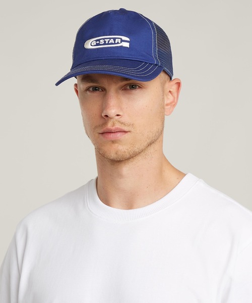 G-STAR RAW キャップ 帽子 AVERNUS TRUCKER CAP/クラシックロゴ