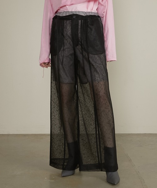 PRANK PROJECT（プランクプロジェクト） パンツ ボンデッドレース