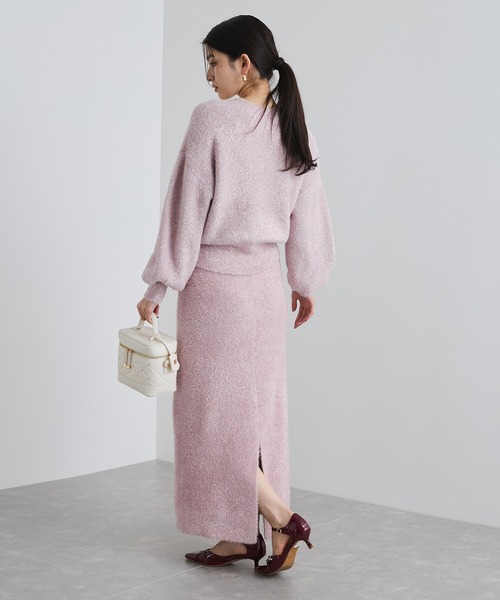 VIS（ビス） ニット セーター 「セットアップ対応」ラメシャギーニット