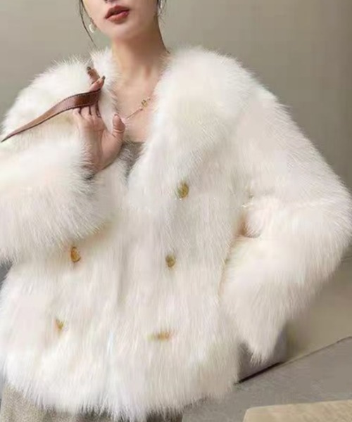 コート アウター もこもこ フェイクファー レディース : ZOZOTOWN