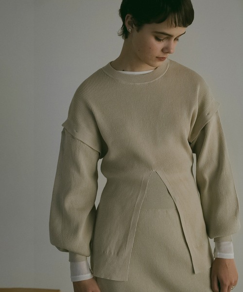 【新品タグ付き】UNOF 2WAY SLEEVE KNIT MANOF（マノフ） ワンピース 2WAY KNIT SET UP : ZOZOTOWN Yahoo!店