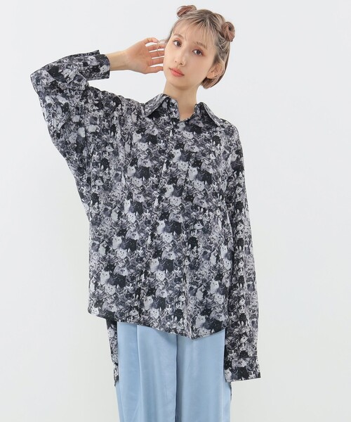ブラウス シャツ 「COLLABORATION」unoa / シャツ レディース mmts ブラウス シャツ 「COLLABORATION」unoa / レディース