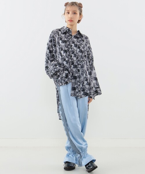 ブラウス シャツ 「COLLABORATION」unoa / シャツ レディース mmts ブラウス シャツ 「COLLABORATION」unoa / レディース