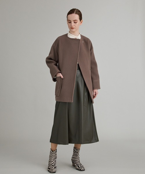 PUBLIC TOKYO（パブリックトウキョウ） ノーカラーコート FREE