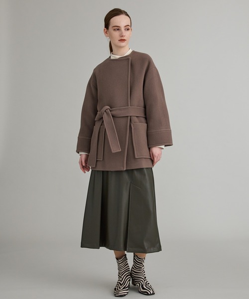 PUBLIC TOKYO（パブリックトウキョウ） ノーカラーコート FREE