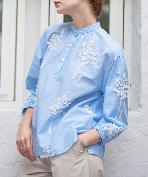 STUDIO PICONE（スタジオピッコーネ） ブラウス シャツ コットン100