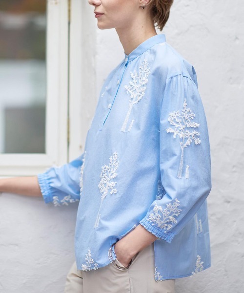 STUDIO PICONE（スタジオピッコーネ） ブラウス シャツ コットン100