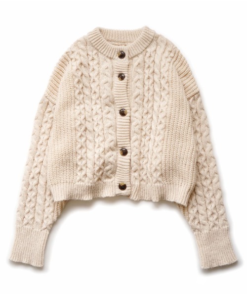 「e-zakkamania stores」 ニットカーディガン M レッド レディース_画像3