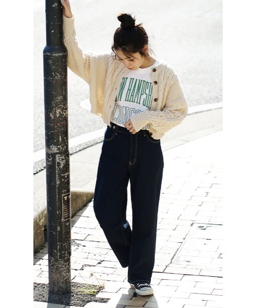 「e-zakkamania stores」 ニットカーディガン M レッド レディース_画像7