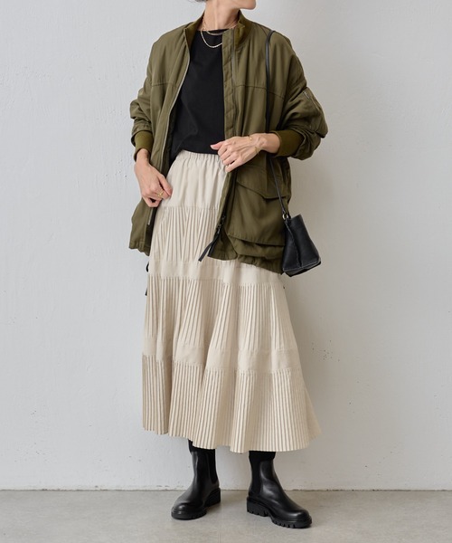 BEARDSLEY（ビアズリー） ブルゾン FREE カーキ レディース : ZOZOTOWN