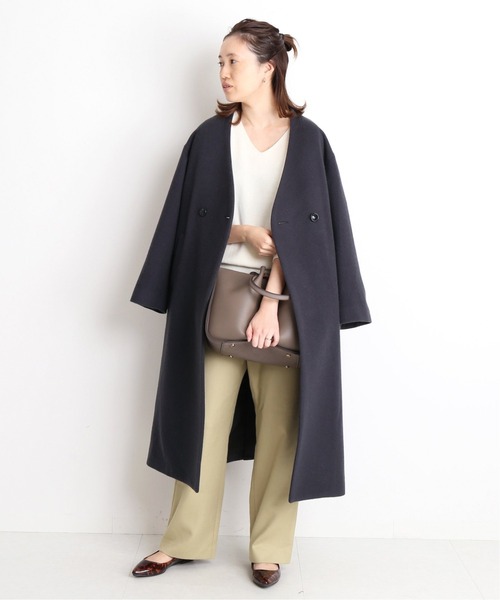 SLOBE IENA（スローブイエナ） ノーカラーコート FREE ベージュ