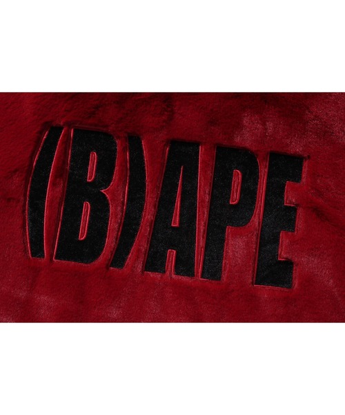 A BATHING APE コート ジャケット (B)APE FAUX FUR JACKET
