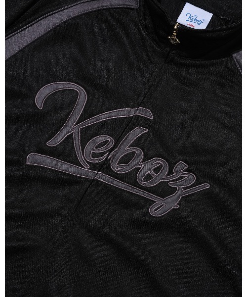 KEBOZ 野球 ジャケット XL ケボズ KEBOZ MELTON & LEATHER VARSITY JACKET （BLUE