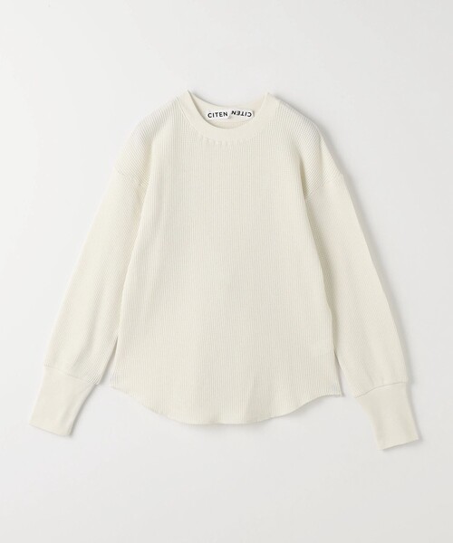 CITEN tシャツ 「CITEN」エッセンシャルワッフルロンT