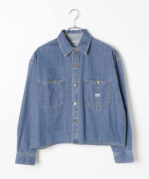 Lee ブラウス シャツ 「Lee(リー)」別注デニムショートシャツ