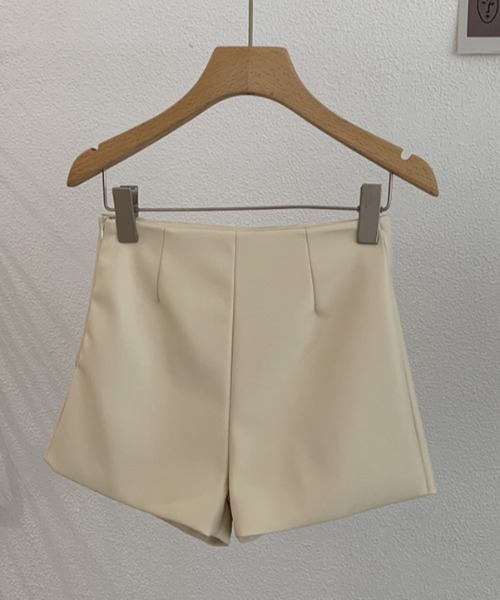 パンツ HWフェイクレザーショートパンツ レディース : ZOZOTOWN