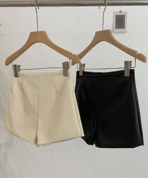 パンツ HWフェイクレザーショートパンツ レディース : ZOZOTOWN