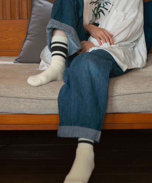 そかそか様 ブルー 27.5 decka Quality socks（デカクオリティソックス） 靴下 decka 80's