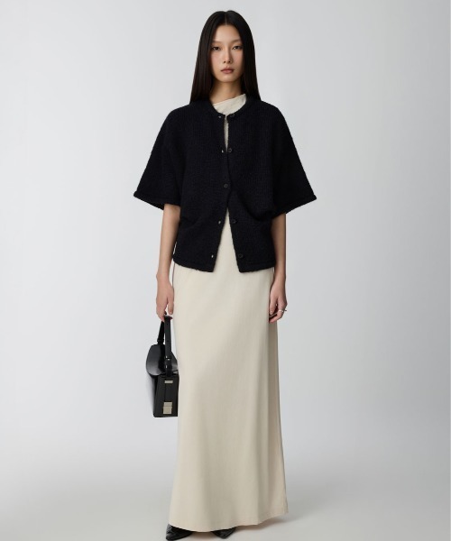 カーディガン Studio Doe Soft Quarter-Sleeve Cardigan レディース Studio Doe カーディガン Soft Quarter-Sleeve Cardigan