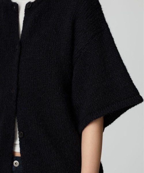 Studio Doe カーディガン Soft Quarter-Sleeve Cardigan