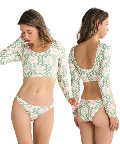 ROXY（ロキシー） 水着 PARTY WAVES L/S BIKI/ロキシーラッシュガード