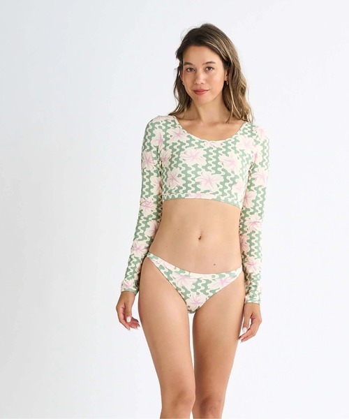 ROXY（ロキシー） 水着 PARTY WAVES L/S BIKI/ロキシーラッシュガード