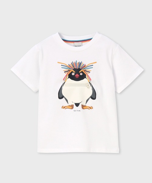 未使用　ポールスミス　キッズ　Tシャツ　150 ポールスミスジュニア 脇ラインゼブラ半袖Tシャツ 110cm 新品