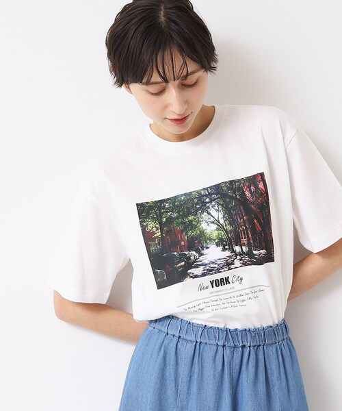 ダイヤジャガード  ルーズシルエット半袖Tシャツ / ユニセックス 2_PLIplBW.jpg