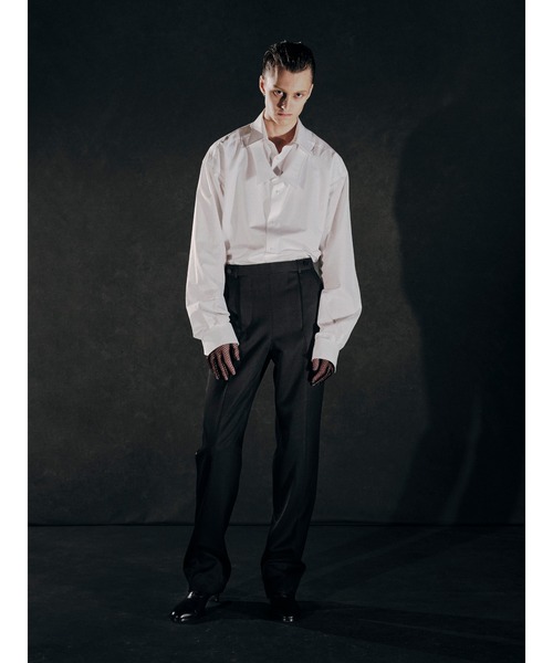 JOHN LAWRENCE SULLIVAN シャツ BROADCLOTH DOUBLE FRONT SHIRT