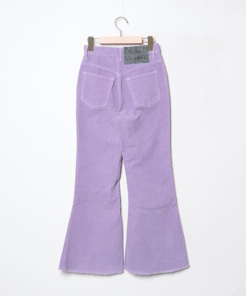 「R.H. Vintage」 コーデュロイパンツ 23 パープル レディース_画像2
