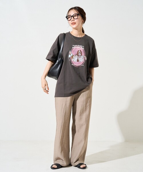 FREAK'S STORE tシャツ 限定展開 DOG＆CAT フロッキー プリント