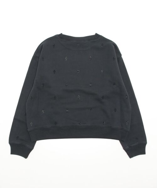 [ALLSAINTS] тренировочный cut and sewn X-SMALL черный женский 