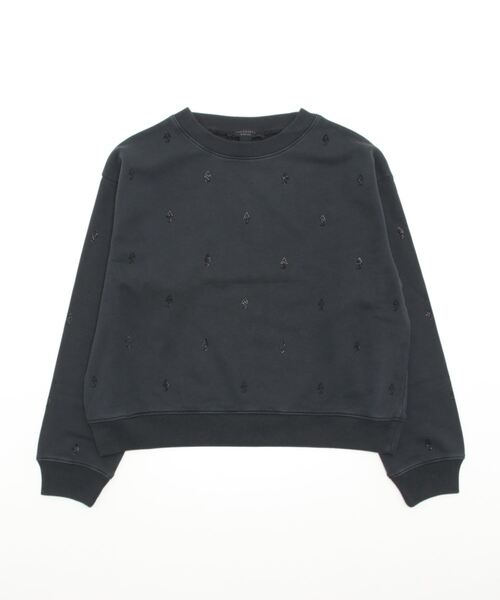[ALLSAINTS] тренировочный cut and sewn X-SMALL черный женский 
