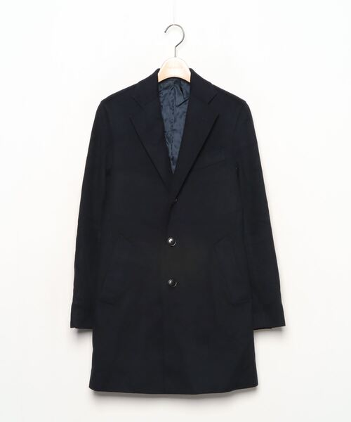 シップス コート メンズ SHIPS チェスターコート SMALL ネイビー