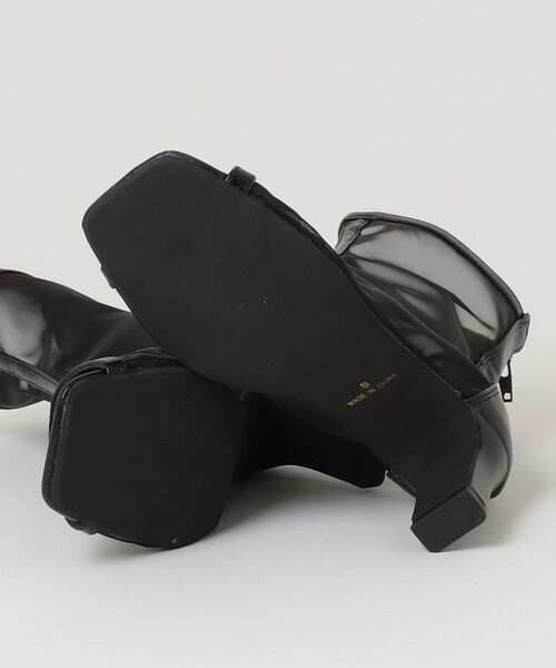 「LibertyDoll」 オープントゥブーツ LL アイボリー レディース_画像3