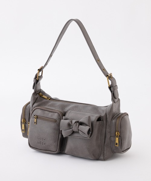 one after another NICE CLAUP ショルダーバッグ バッグ リボン