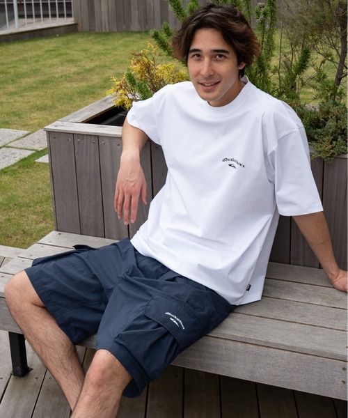 ★QUIKSILVER★半袖 ラッシュガード/ ルーズフィット UPF50+ DROP BOX HOOD SL /クイックシルバーノースリーブフード付き