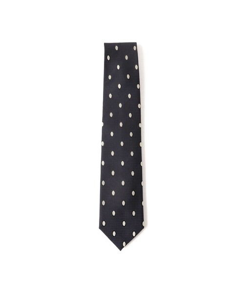 【新品】Holliday & Brown／シルクドットタイ／ブラウン／イタリア製 BEAMS F（ビームスF） ネクタイ Holliday ＆ Brown / シルク ドット