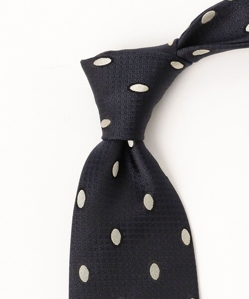 BEAMS F ネクタイ Holliday ＆ Brown / シルク ドット : ZOZOTOWN