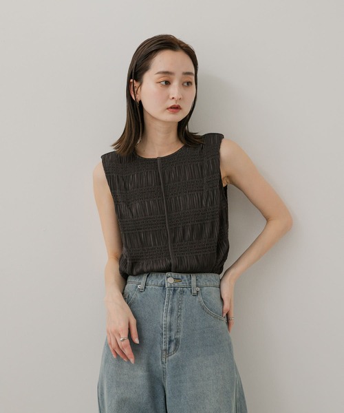 パイピングシャツ NOTO QUALITY リラックスロングシャツ＜ネイビー＞(XS ネイビー