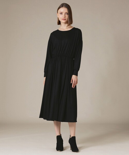 MACKINTOSH LONDON」 長袖ワンピース 38 ブラック レディース Mサイズ