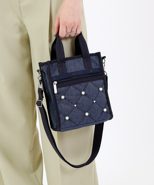LeSportsac ショルダーバッグ バッグ MINI N/S TOTE W/ PEARLS