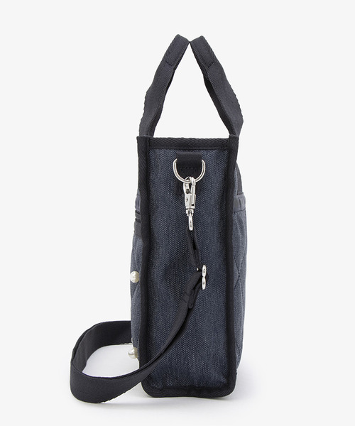 【LeSportsac】MINI N/S TOTE W/ PEARLS トートバッグ MINI N/S TOTE W/ PEARLSミッドナイトパール（トートバッグ