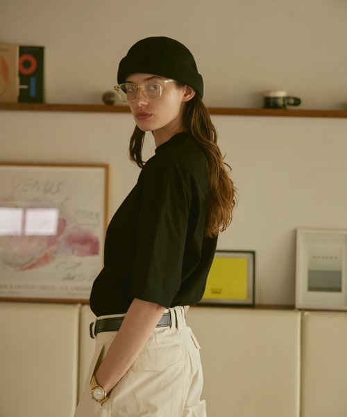 「soerte」 半袖Tシャツ 1 オレンジ メンズ