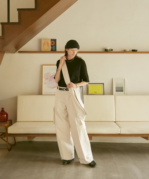 「soerte」 半袖Tシャツ 1 オレンジ メンズ