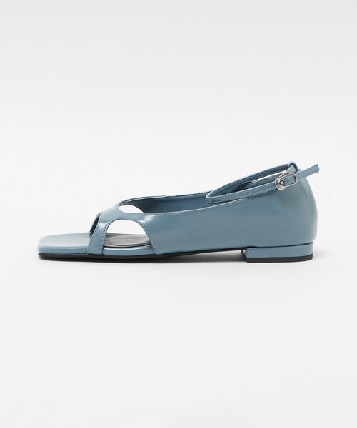 SY UNITED ARROWS パンプス 「SY」 スクエアサイドオープントゥ