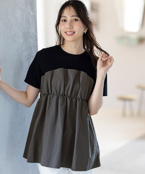 any SiS tシャツ 「洗える」ビスチェコンビ Tシャツ レディース