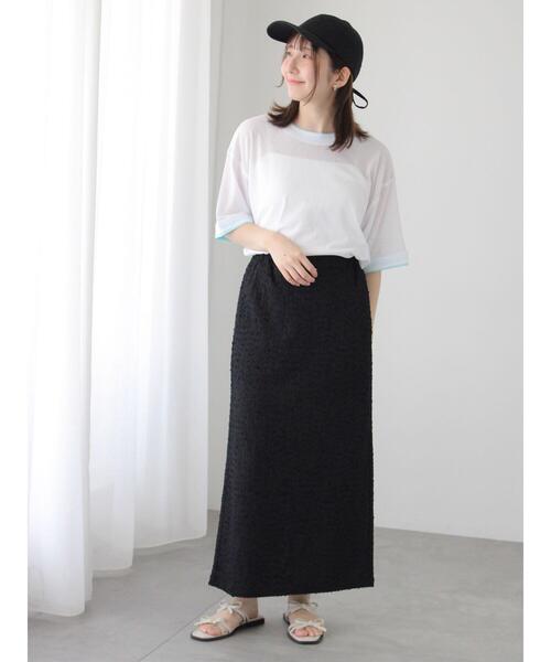 TIA TOP | TIA トップ レディース セール】【洗える】ダイヤ柄編みサマーニットトップス（ニット