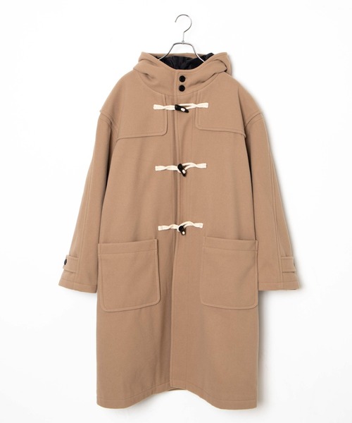 「WEGO」 ダッフルコート MEDIUM ダークオレンジ メンズ_画像2